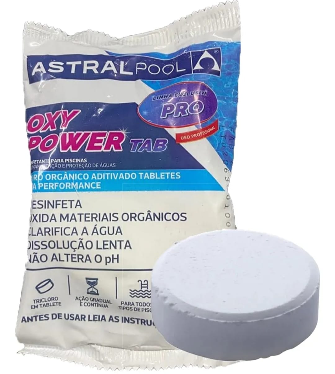 Pastilha Cloro Oxy Power Tablete Desinfetante